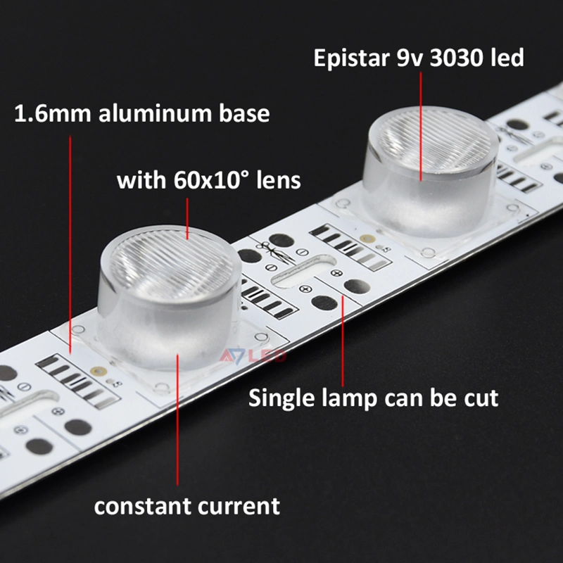 Seg Aluminum Profile Fabric Frame Double-Sided Lightbox IP20 IP67 Sdie Emitting Edgelit Module Lighting High Power 12V 24V Strip Edge Lit LED Bar