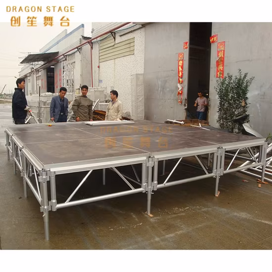 도매 가격 알루미늄 휴대용 모바일 무대 장비 콘서트 무대 연단 플랫폼 데크 판매